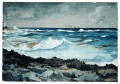 Shore And Surf Nassau Realismo pintor marino Winslow Homer